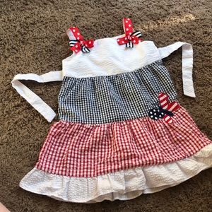 Emily Rose 3T color block patriotic dress